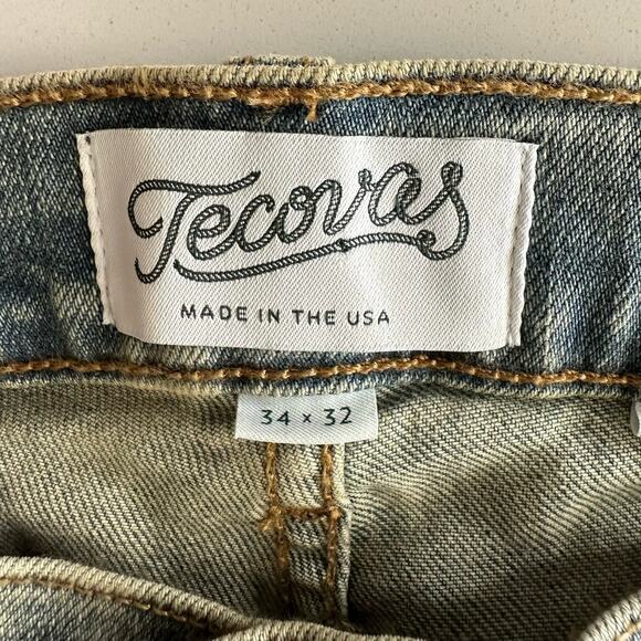 Tecovas Men's Straight Jeans - Light Blue - Picture 4 of 12